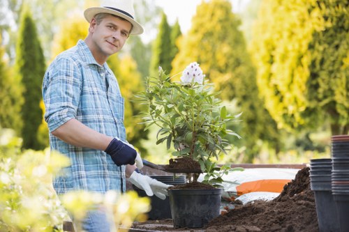 Garden design consultation and booking paperwork